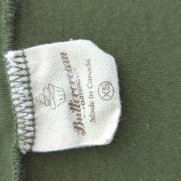 Buttercream Clothing forest green v-neck long sleeve tee XS - Picture 3 of 8